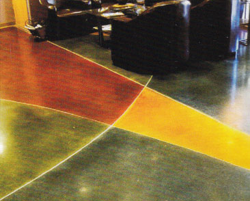 混疑土地坪著色、硬化、拋光地坪系統(tǒng)